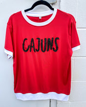 Load image into Gallery viewer, Jordan Amanda Exclusive Cajuns Tinsel Top
