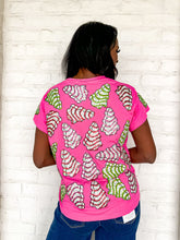 Load image into Gallery viewer, Queen Of Sparkles Pink Little Debbie Trees Tee