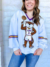 Load image into Gallery viewer, Queen Of Sparkles LSU Tiger Basketball Sweatshirt
