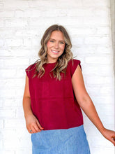 Load image into Gallery viewer, Along For The Ride Burgundy Top