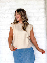 Load image into Gallery viewer, Along For The Ride Ecru Top