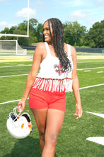 Load image into Gallery viewer, Queen Of Sparkles ULL Fringe Bead Sweater Tank