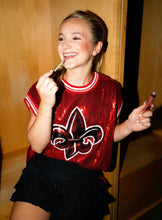 Load image into Gallery viewer, Queen Of Sparkles ULL Full Sequin Mascot Tank