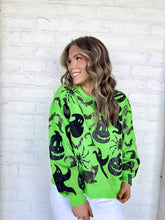 Load image into Gallery viewer, Queen Of Sparkles Green & Black Icon Sweatshirt