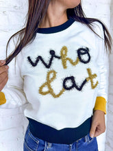 Load image into Gallery viewer, Jordan Amanda Exclusive Who Dat Saints Sweater