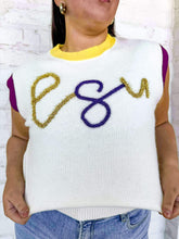 Load image into Gallery viewer, Jordan Amanda Exclusive LSU Sweater Vest