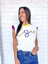 Load image into Gallery viewer, Jordan Amanda Exclusive LSU Sweater Vest