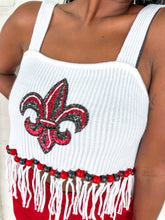 Load image into Gallery viewer, Queen Of Sparkles ULL Fringe Bead Sweater Tank