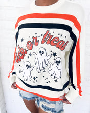 Load image into Gallery viewer, Queen Of Sparkles Trick or Treat Long Sleeve Sweater
