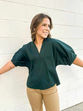 Load image into Gallery viewer, Right From The Start Green Top