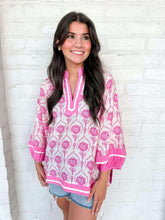 Load image into Gallery viewer, Year Of Flowers Pink Top