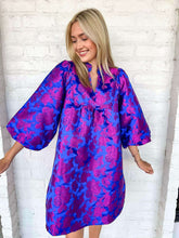 Load image into Gallery viewer, Cherry Blossom Royal Blue Dress