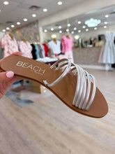Load image into Gallery viewer, The Cali Silver Slide Sandal