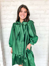 Load image into Gallery viewer, The Afterglow Green Dress