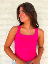 Load image into Gallery viewer, Honey Bee Hot Pink Tank