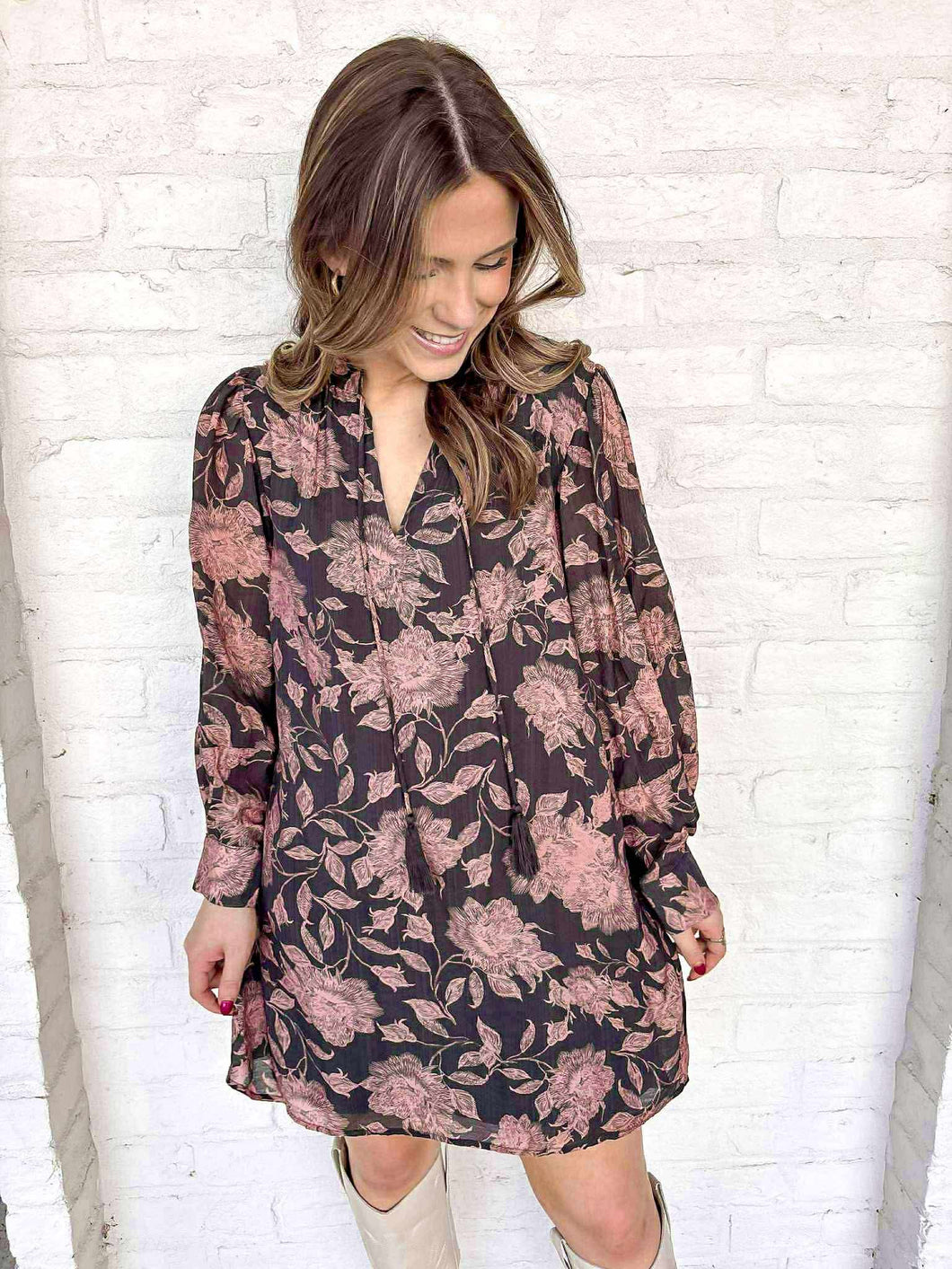 Under Pressure Dark Olive Dress