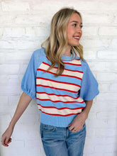 Load image into Gallery viewer, THML Starting Fresh Blue Top