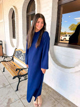 Load image into Gallery viewer, Out Of The Ordinary Navy Dress