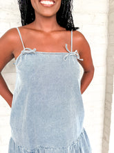 Load image into Gallery viewer, Sounds Like Me Denim Dress