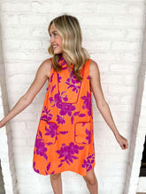 Load image into Gallery viewer, Vacation Time Orange Dress