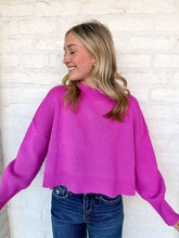 Load image into Gallery viewer, That’s So True Bright Mauve Sweater