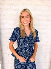 Load image into Gallery viewer, Fancy Taste Jacquard Denim Top