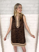 Load image into Gallery viewer, THML Take You There Leopard Dress