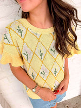Load image into Gallery viewer, Flora Meadows Yellow Top
