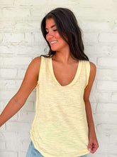 Load image into Gallery viewer, Coffee Run Butter Yellow Tank