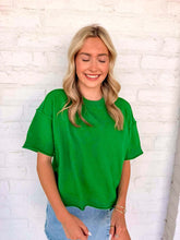 Load image into Gallery viewer, Basic Work Kelly Green Top