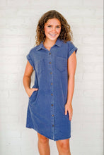 Load image into Gallery viewer, Cool Whisper Denim Dress