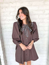 Load image into Gallery viewer, Walk Around The Park Brown Dress