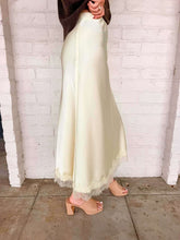 Load image into Gallery viewer, Take Me Home Cream Skirt