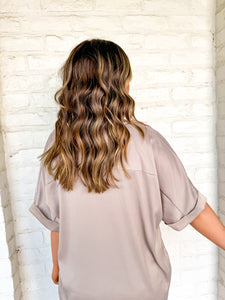 Not So Basic Top Beige