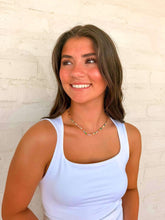 Load image into Gallery viewer, Multi Color Crystal Baguette Necklace