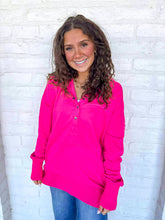 Load image into Gallery viewer, Basic Love Fuchsia Hoodie