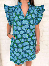 Load image into Gallery viewer, THML Dancing To The Beat Navy Dress