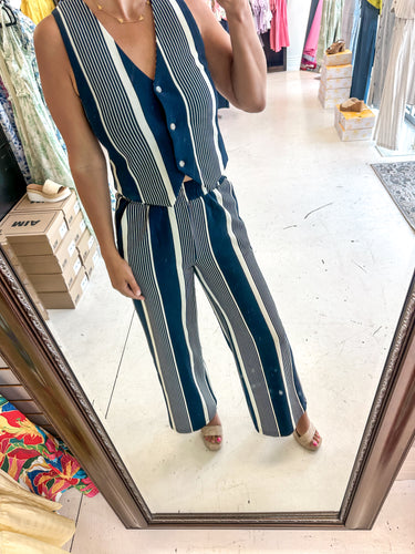 Simply Because Navy And White Set
