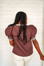 Load image into Gallery viewer, Keep The Love Brown Top