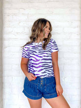 Load image into Gallery viewer, Jordan Amanda Purple Tiger Stripe Exclusive