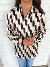 Load image into Gallery viewer, Dangerous Feeling Cream and Black Top