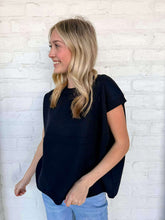 Load image into Gallery viewer, First To Know Black Sweater Vest