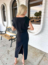 Load image into Gallery viewer, Save This Feeling Black Dress