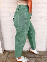 Load image into Gallery viewer, The Hero Olive Barrel Denim Jeans