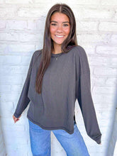 Load image into Gallery viewer, Hard Worker Charcoal Top