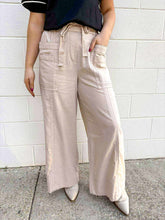 Load image into Gallery viewer, Want To Go Stone Tie Pants