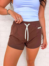 Load image into Gallery viewer, On The Go Brown Shorts