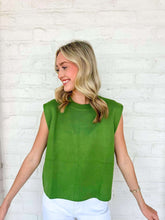 Load image into Gallery viewer, Simple Joys Green Top