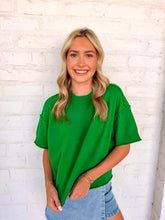 Load image into Gallery viewer, Basic Work Kelly Green Top