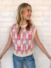 Load image into Gallery viewer, THML Butterfly Away Floral Top